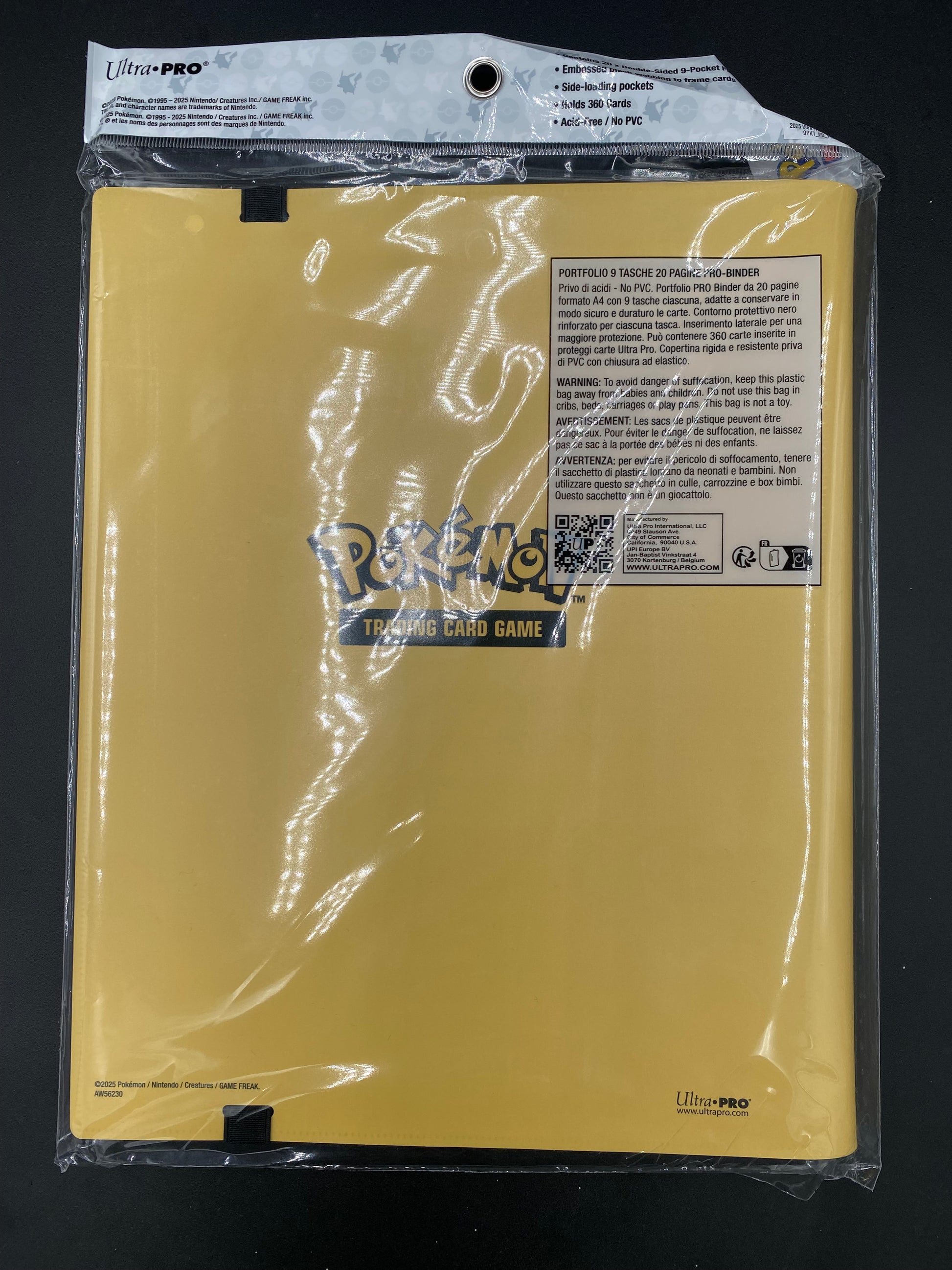 pikachu pokemon card binder Pokemon Pikachu Binder – Bunk's Card Corner