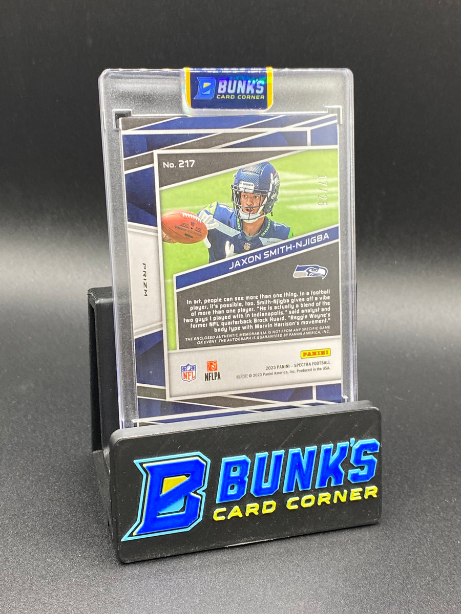 2023 Jaxon Smith-Njigba Spectra Auto Patch Rc 17/25