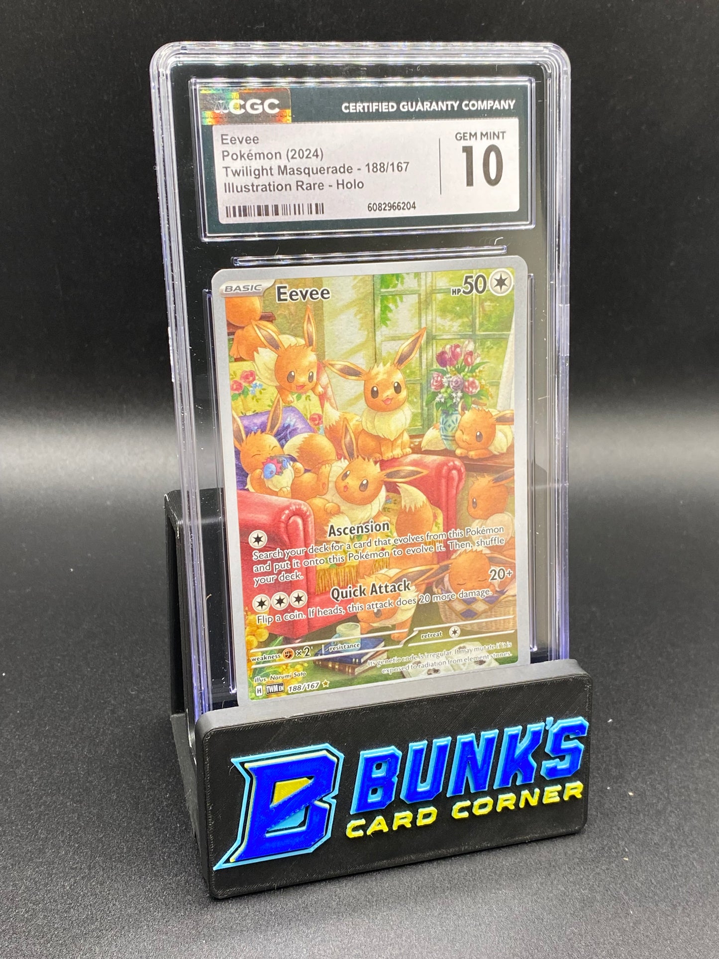 Eevee Illustration Rare Twilight Masquerade CGC 10