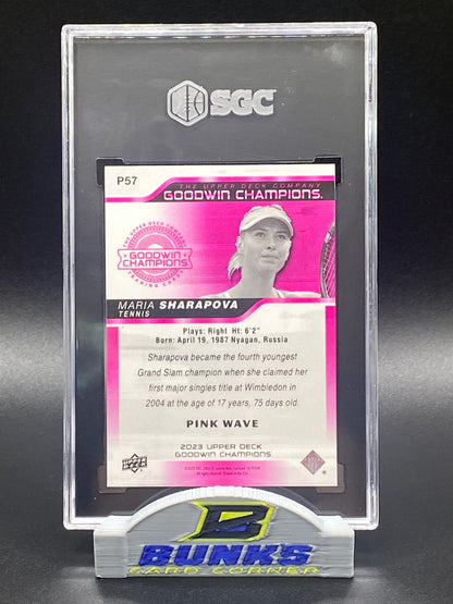 2023 Maria Sharapova Pink Wave SGC 10
