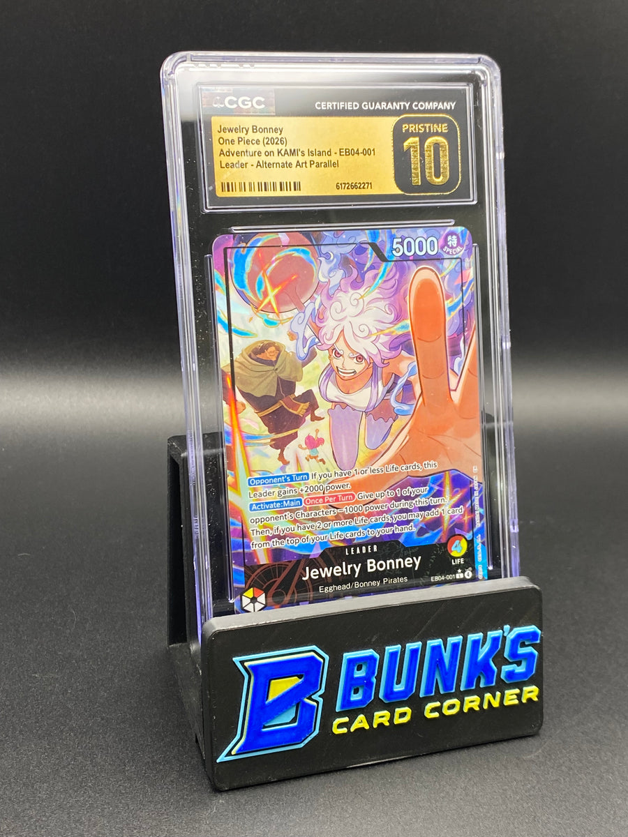 Jewelry Bonney Leader Alt Art Parallel EB04-001 CGC PRISTINE 10