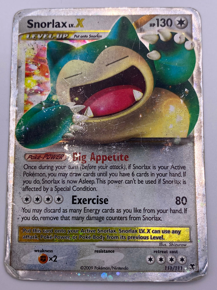 Snorlax Lv. X Rising Rivals HP