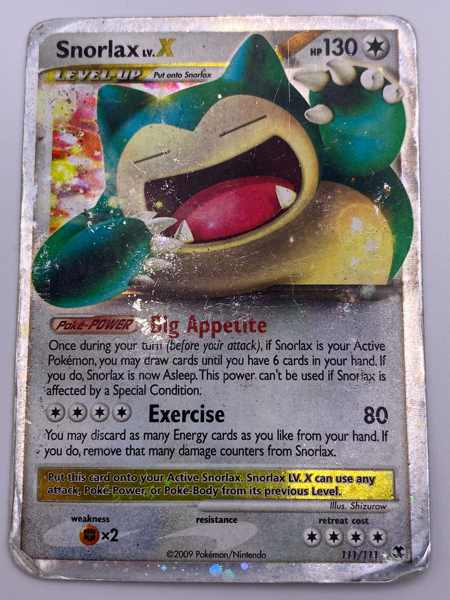 Snorlax Lv. X Rising Rivals HP