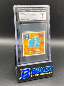 Bulbasaur Sticker Collection CGC 5 JAPANESE