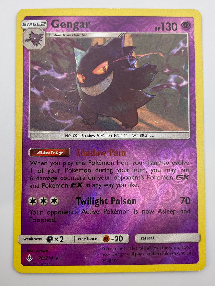 Gengar Reverse Holo Unbroken Bonds LP