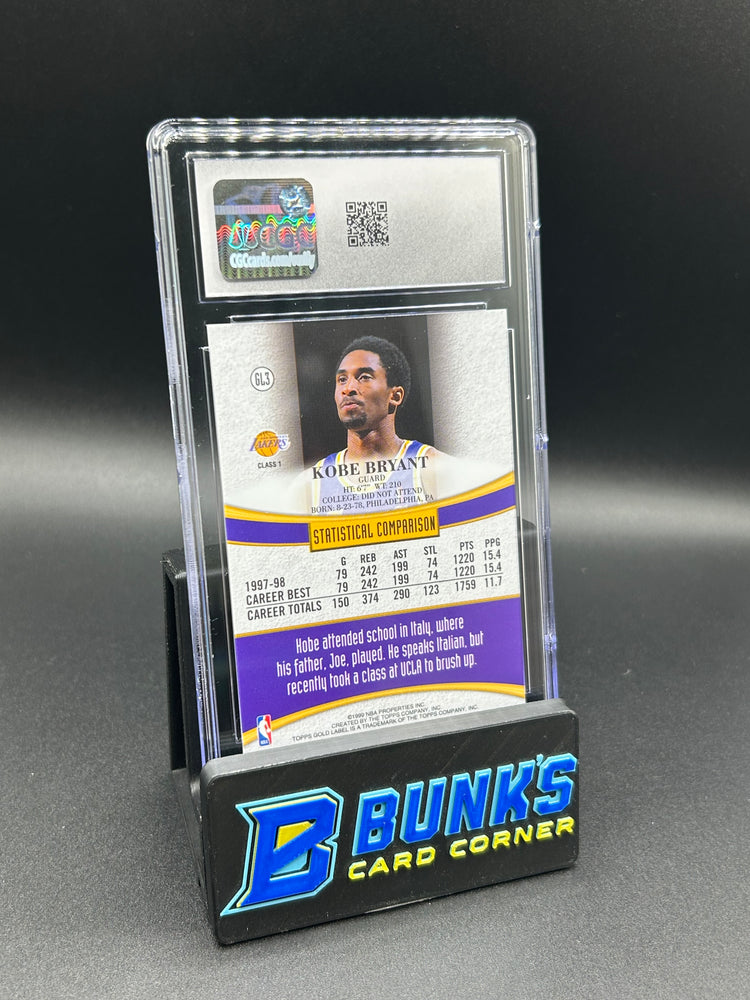 1998-99 Kobe Bryant Topps Gold Label CGC 7