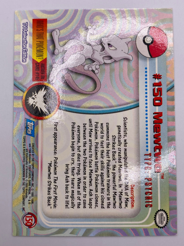 Mewtwo Topps Blue label NM