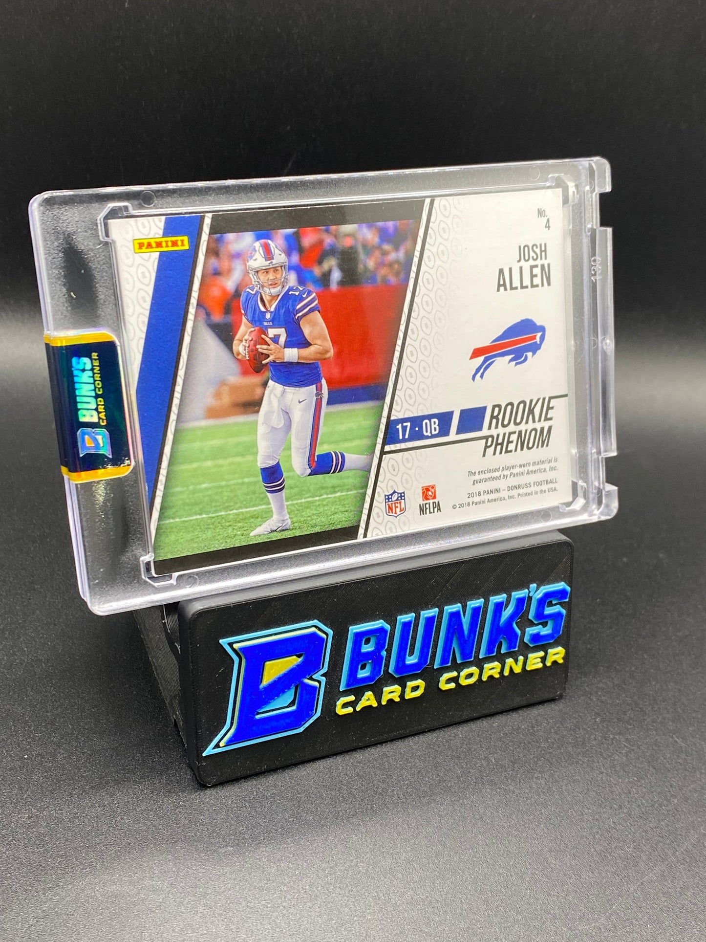 2018 Josh Allen Donruss Rookie Phenom Patch Player Worn