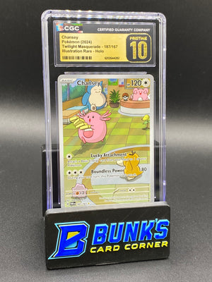 Chansey Illustration Rare Twilight Masquerade CGC Pristine 10