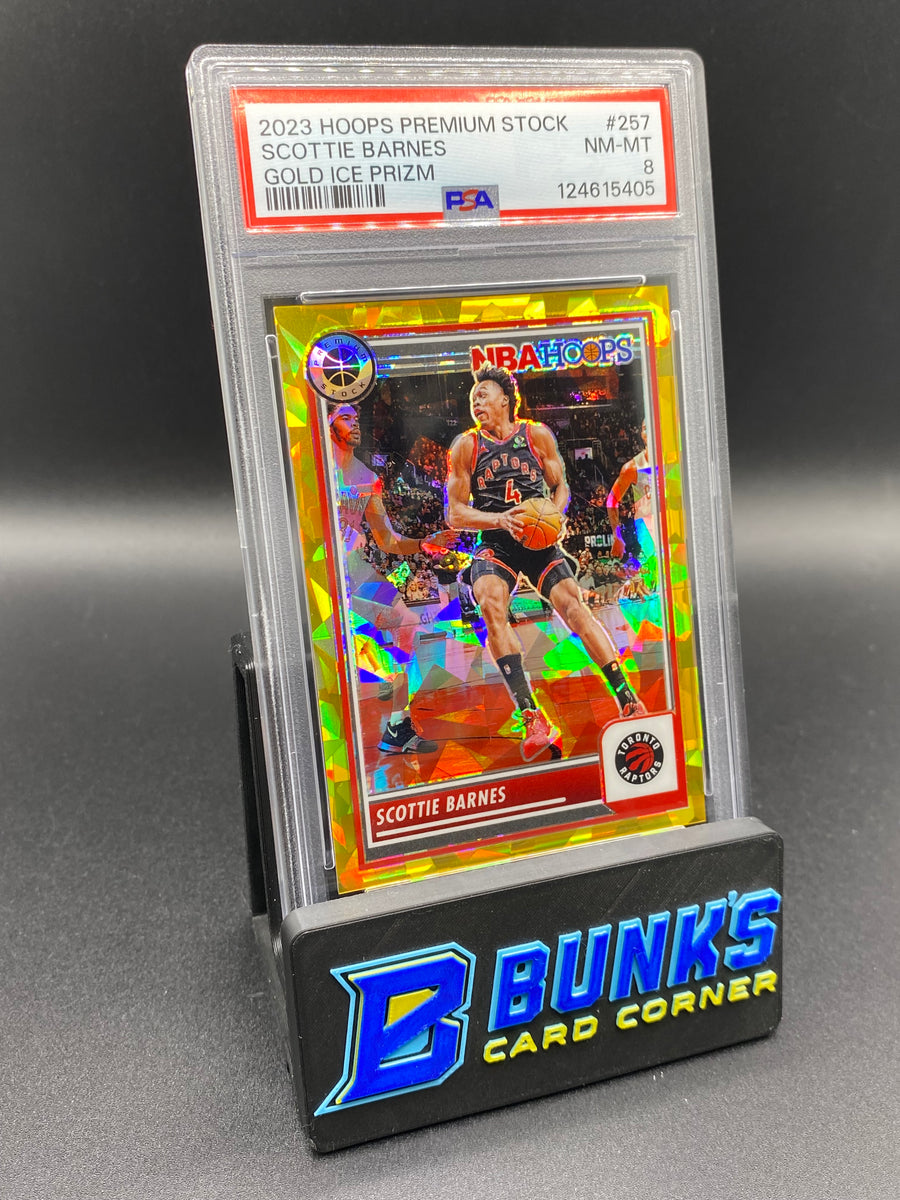 2023 Scottie Barnes Gold Ice Prizm 6/10 PSA 8