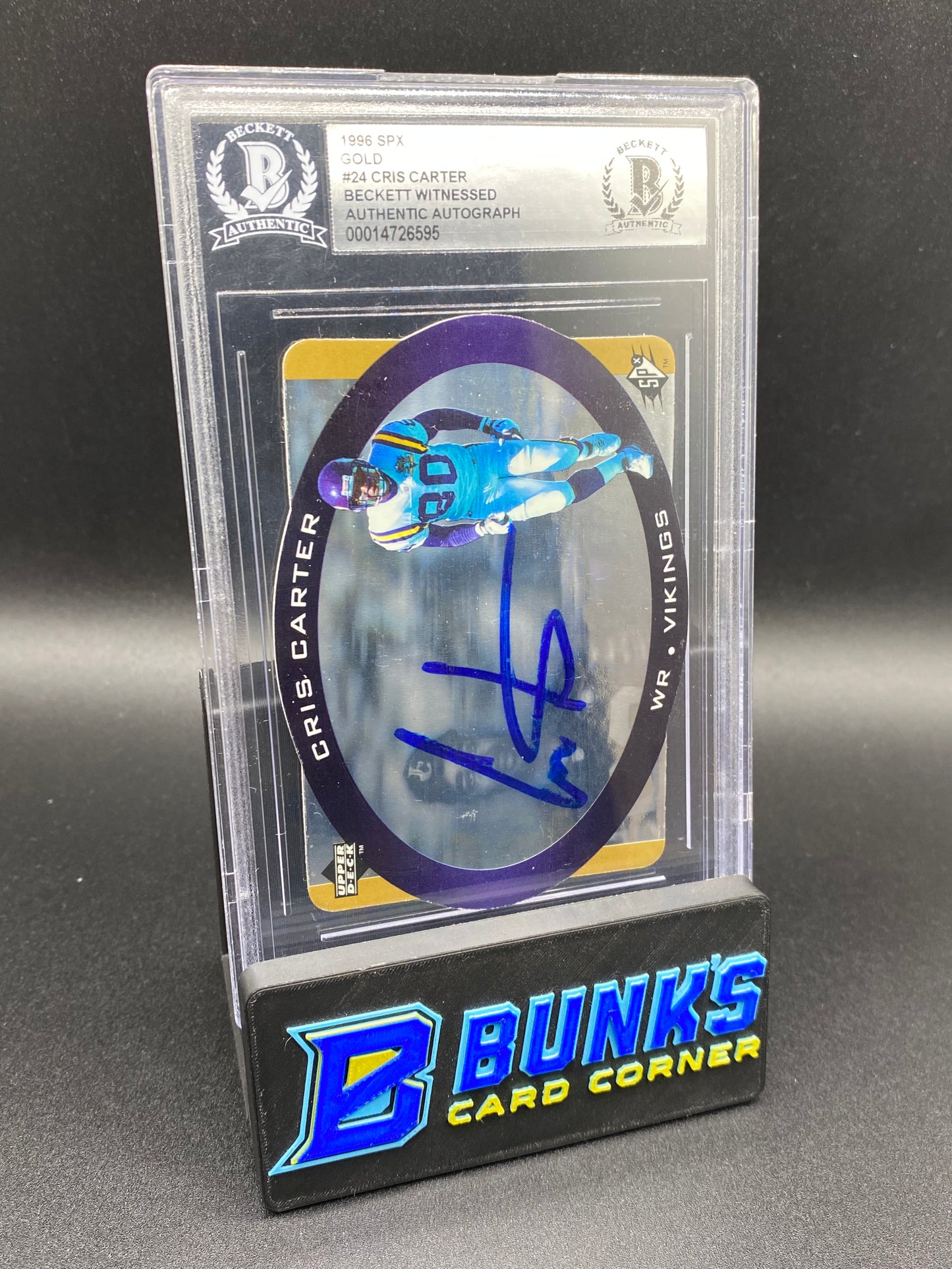 1996 Cris Carter Beckett Auto Authentic