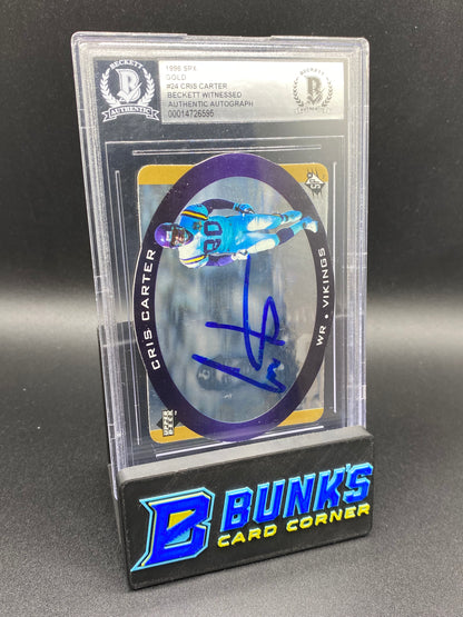 1996 Cris Carter Beckett Auto Authentic