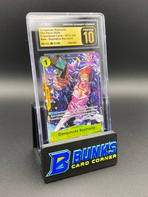 Donquixote Rosinante Rare Promo OP12 CGC Pristine 10