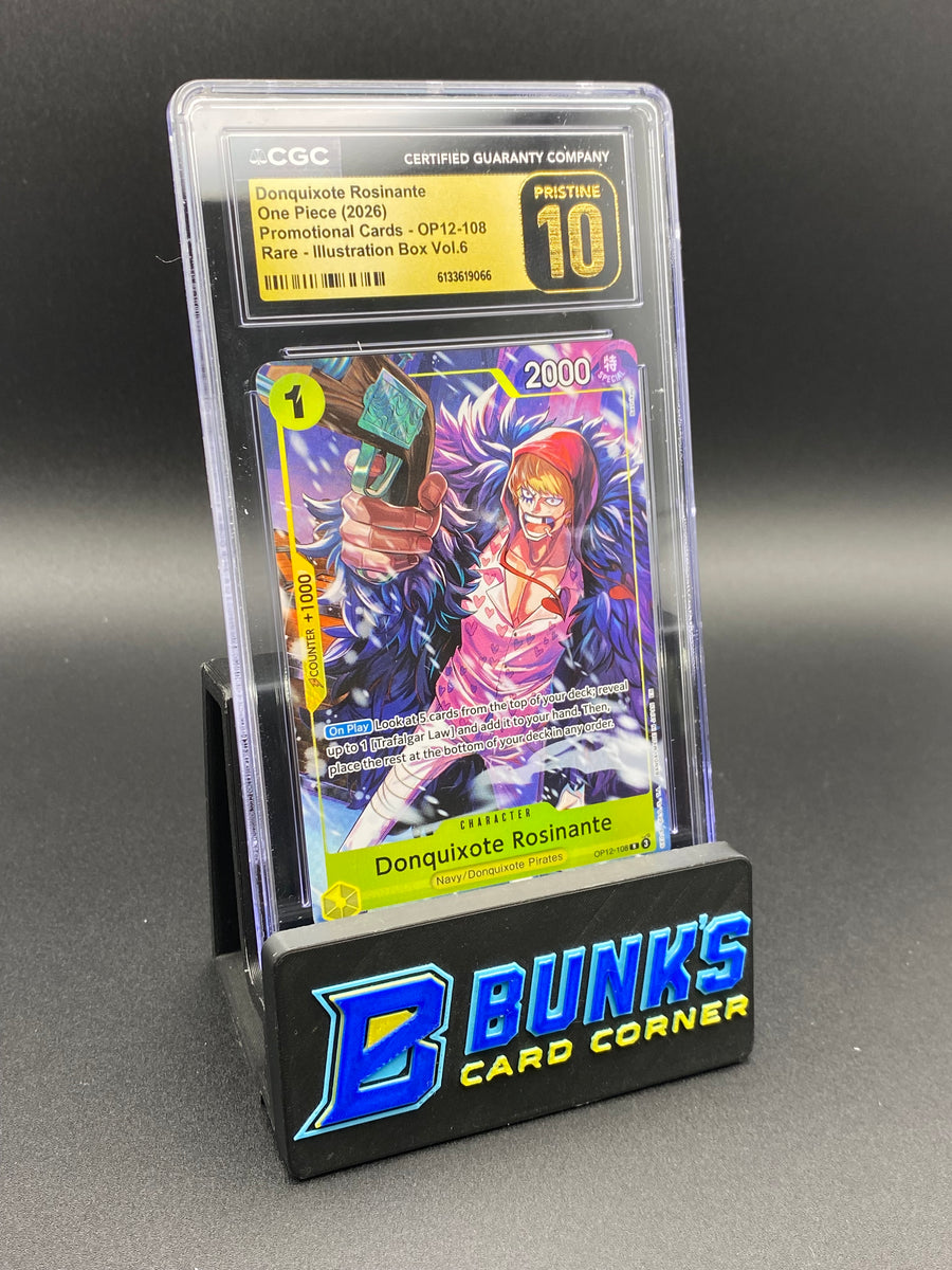 Donquixote Rosinante Rare Promo OP12 CGC Pristine 10