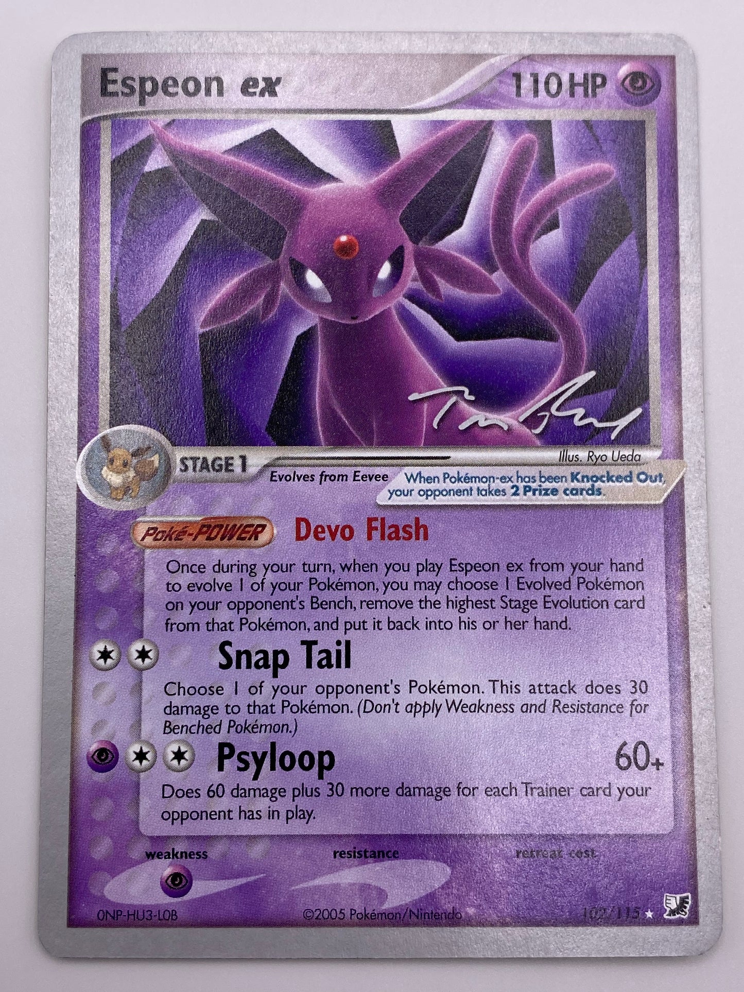 Espeon Ex World Championship 2007 LP