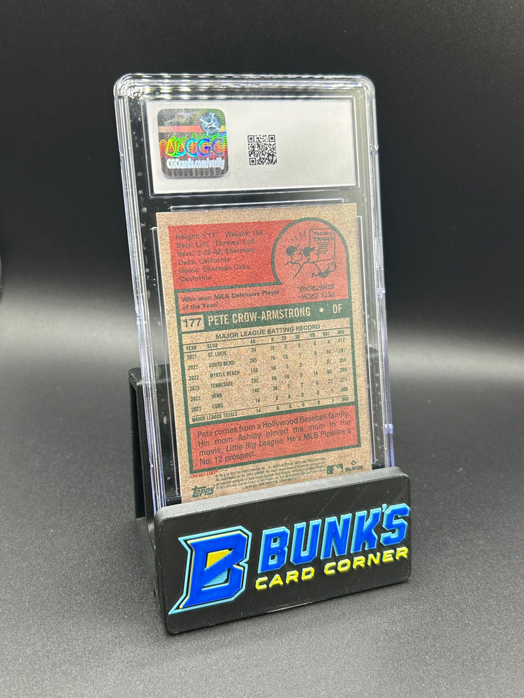 2024 Pete Crow-Armstrong Topps Heritage Rc CGC 10