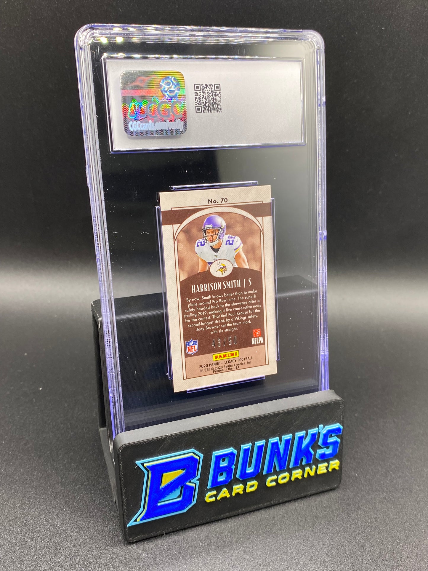 2020 Harrison Smith Mini 43/50 CGC 10