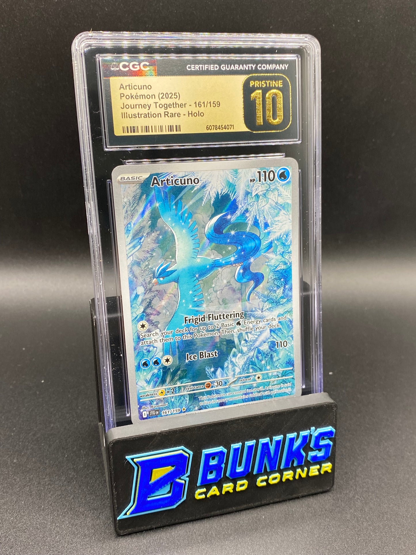 Articuno Illustration Rare Journey Together CGC PRISTINE 10