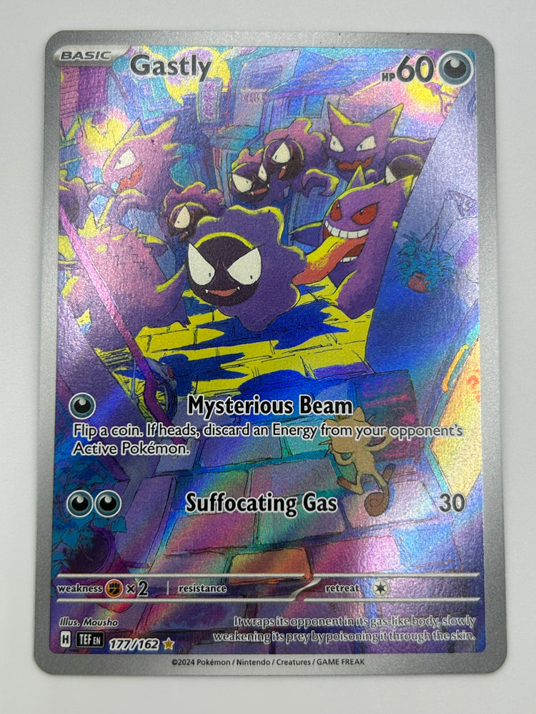 Gastly Illustration Rare Temporal Forces NM