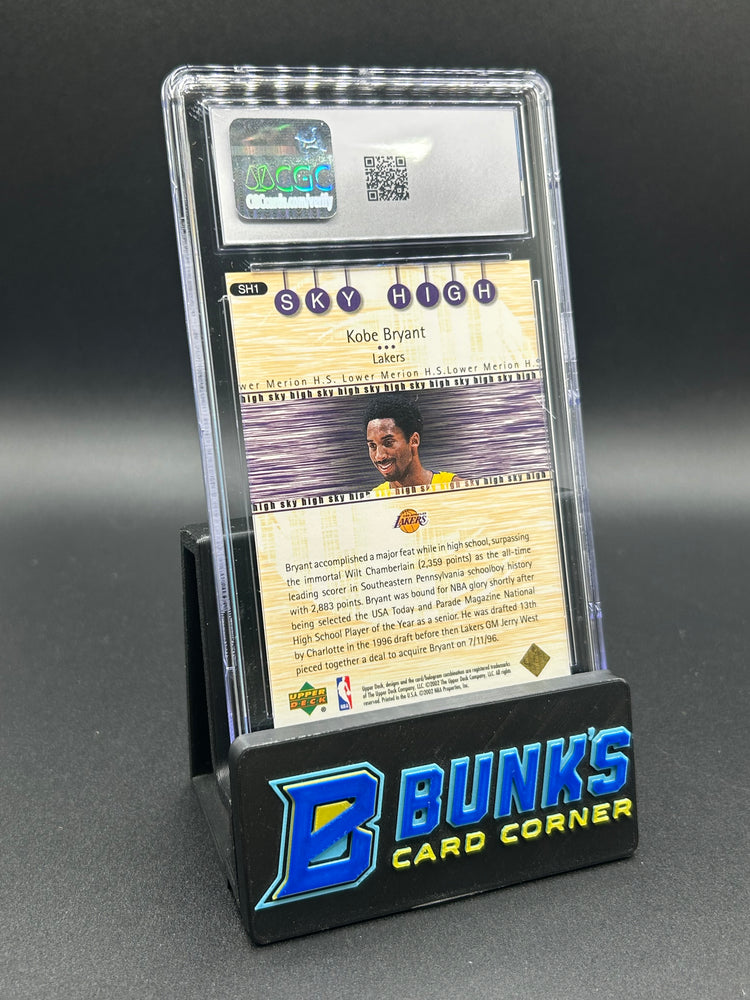 2001-02 Kobe Bryant Upper Deck Sky High CGC 8.5