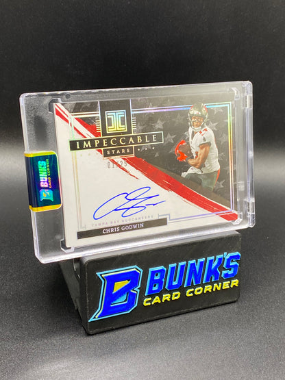2022 Chris Godwin Impeccable Stars 1/25 Auto