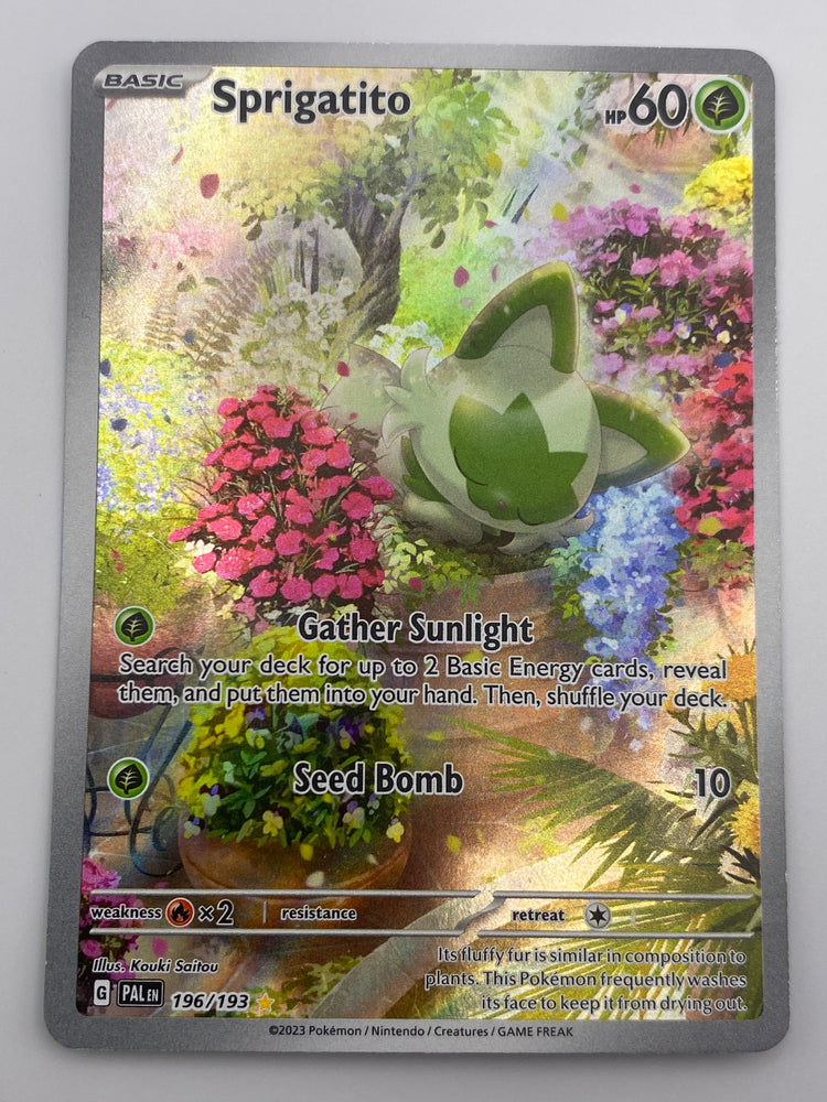 Sprigatito Illustration Rare Paldea Evolved LP