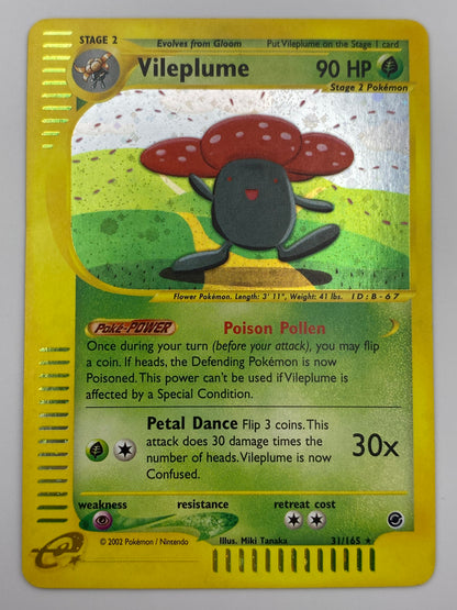 Vileplume Holo E-Reader Expedition Small Crease