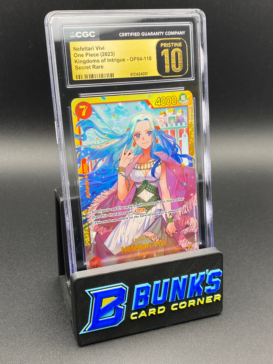 Nefeltari Vivi Secret Rare  OP04 CGC PRISTINE 10