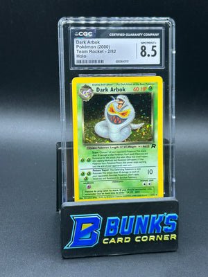 Dark Arbok Holo Team Rocket CGC 8.5