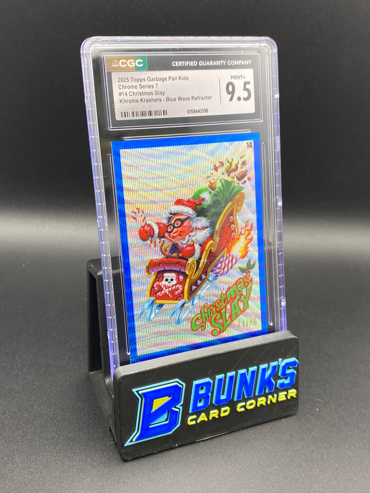 Christmas Slay Blue Wave Refractor CGC 9.5