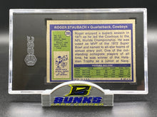 1972 Roger Staubach SGC 2 (Box B12)
