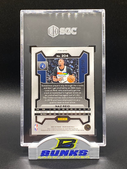 2023-24 Naz Reid - Blue Sparkle Prizm 15/150 (Box B2)