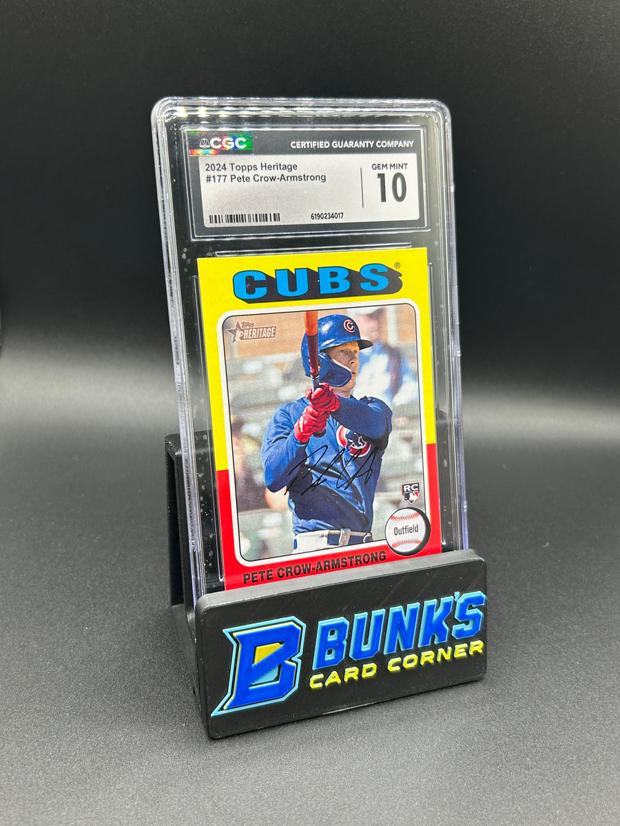 2024 Pete Crow-Armstrong Topps Heritage Rc CGC 10