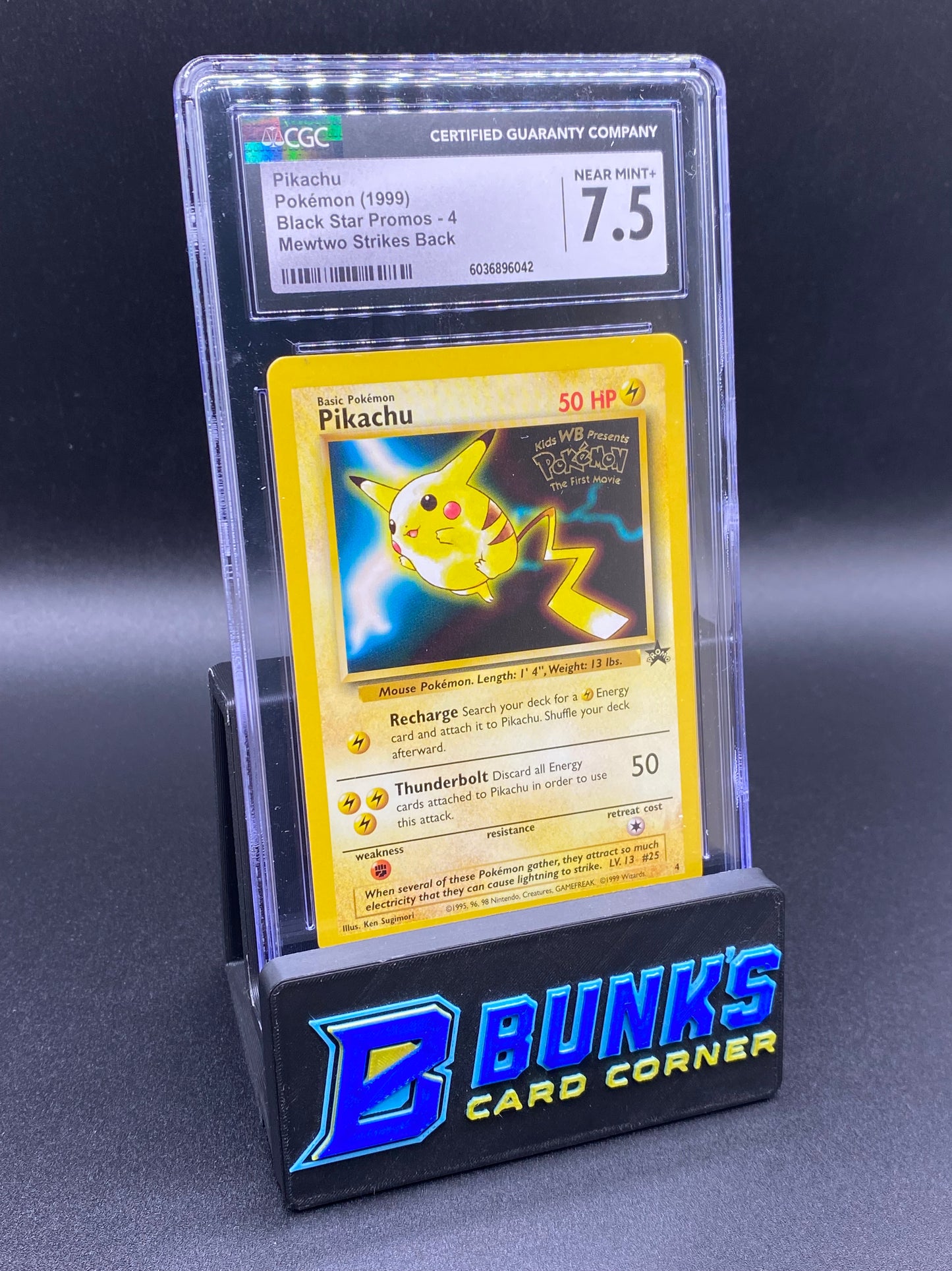 Pikachu Movie Promo CGC 7.5
