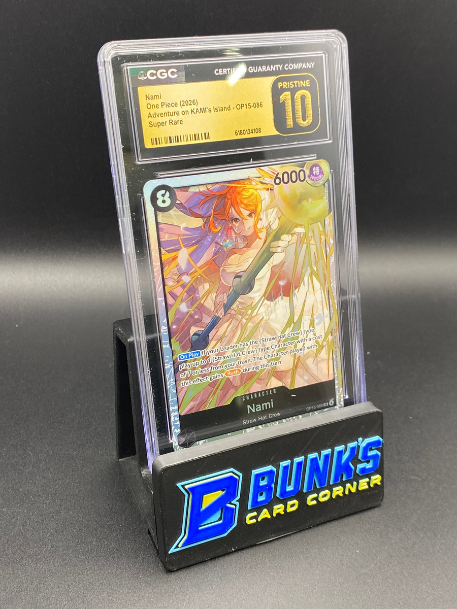 Nami Super Rare OP15-086 CGC PRISTINE 10