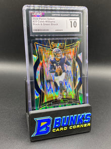 2024 Caleb Williams Black & Green Shock CGC  10