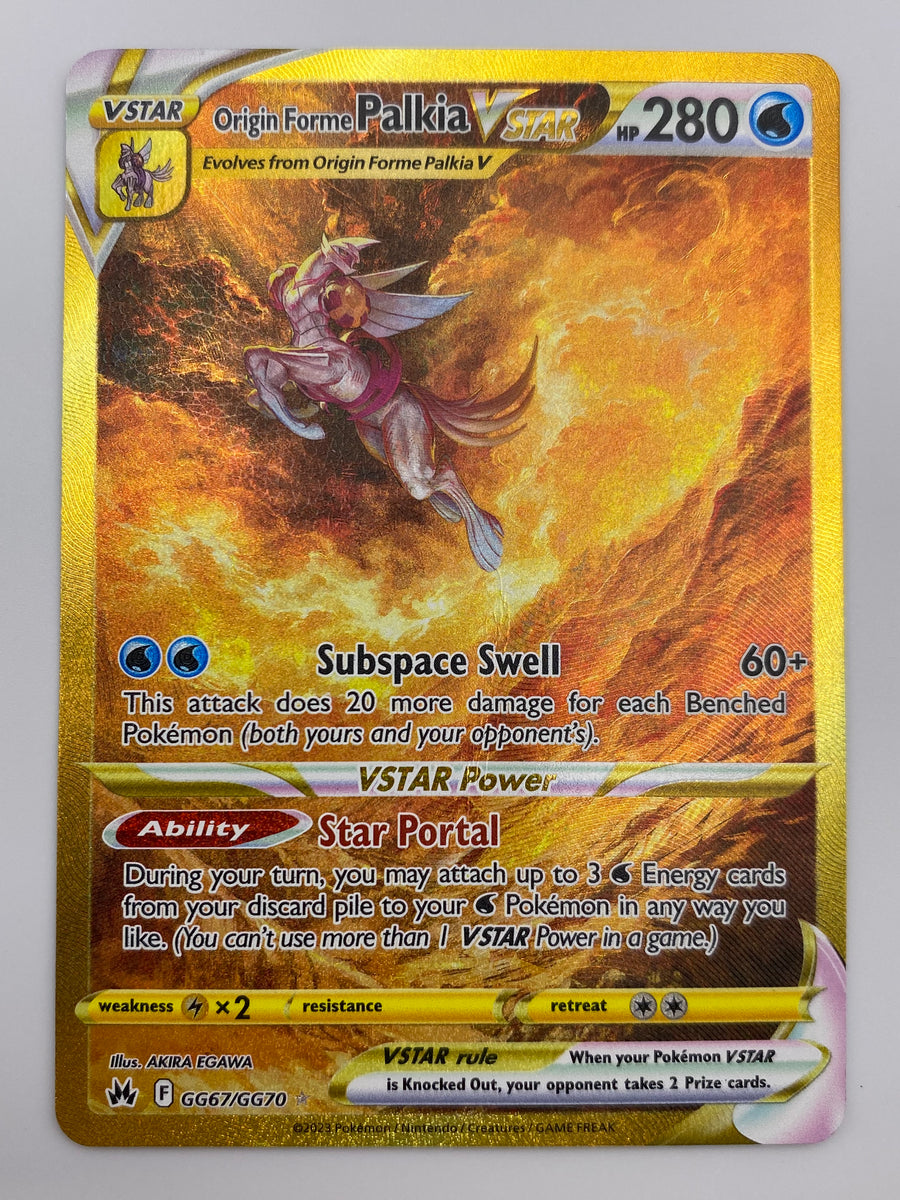 Origin Forme Palkia Vstar Galarian Gallery Crown Zenith NM