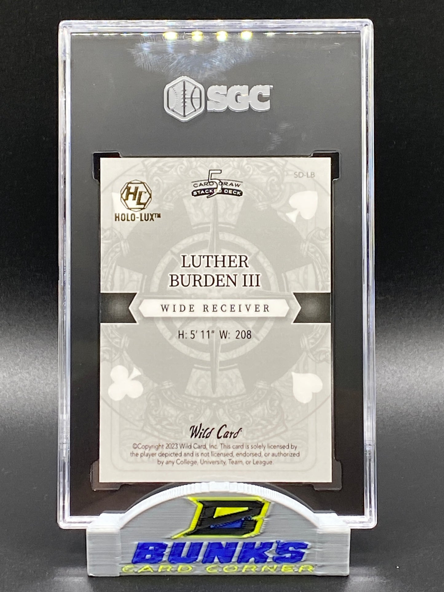 2023 Luther Burden III Rainbow Stealth 1/1 (Box B8)