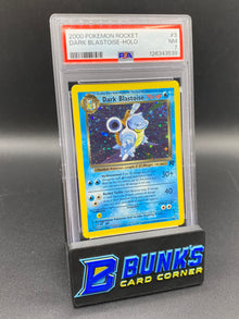 Dark Blastoise Holo Rocket PSA 7