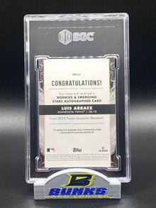 2023 Luis Arraez AUTOGRAPHED 37/125 (Box B2)