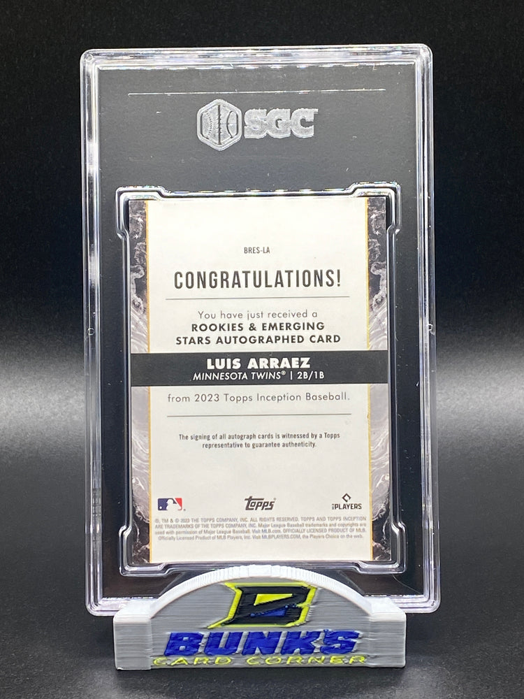 2023 Luis Arraez AUTOGRAPHED 37/125