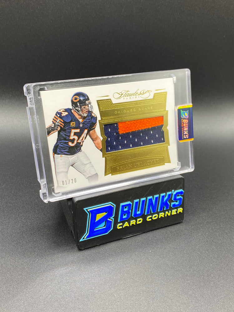 2016 Panini Flawless Brian Urlacher Game Worn Patch 1/20