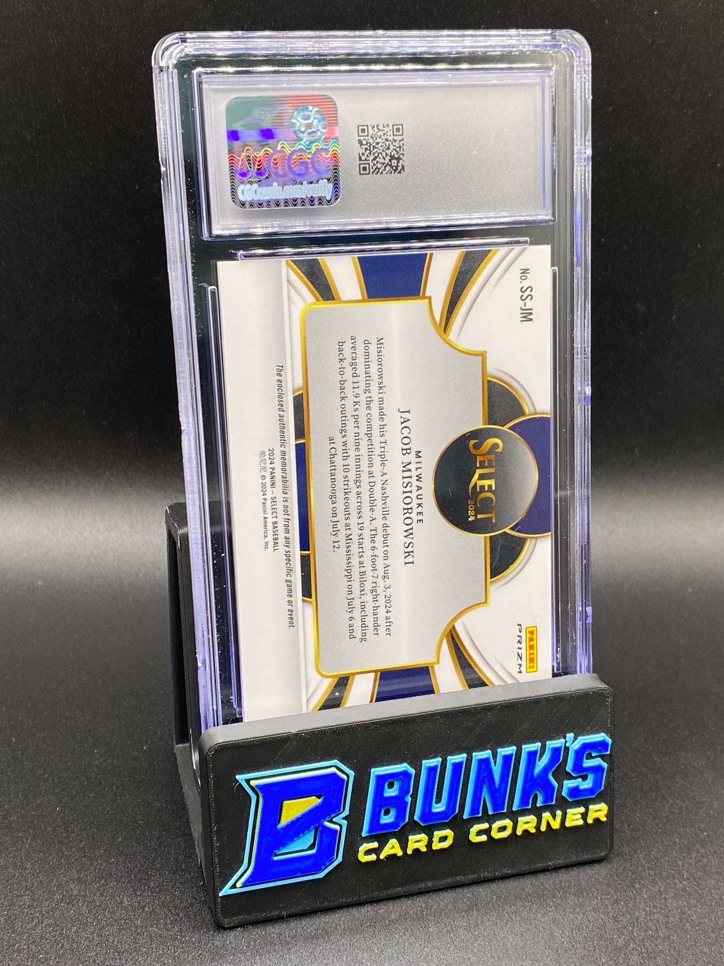 2024 Jacob Misiorowski Flash Patch CGC 8