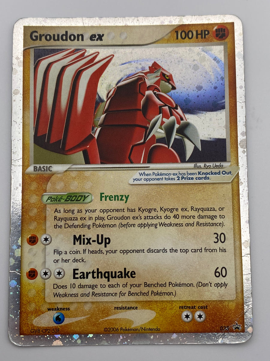 Groudon Ex Holo Promo HP