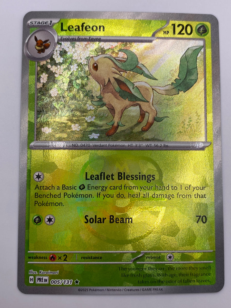 Leafeon Masterball Prismatic Evolutions NM