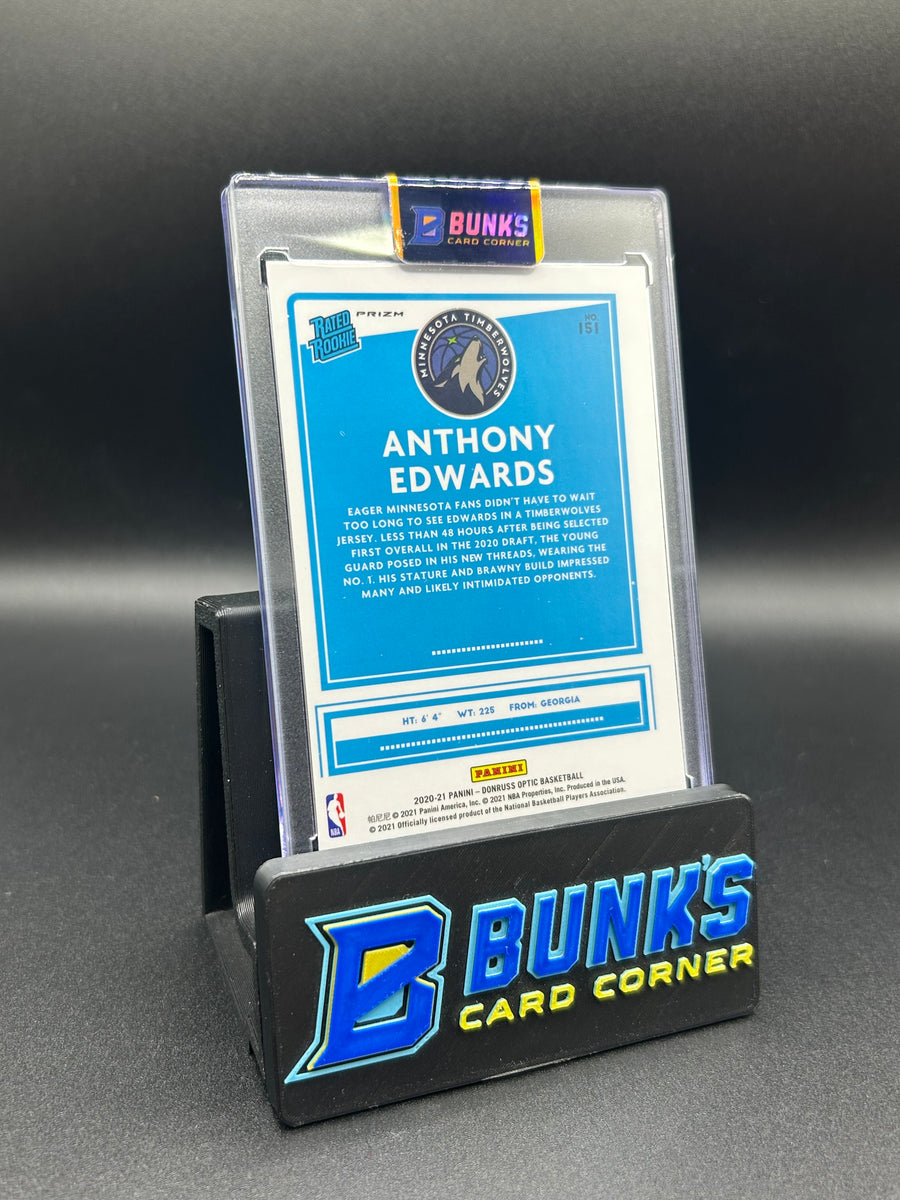2020-21 Anthony Edwards Donruss Optic Pulsar Prizm Rc