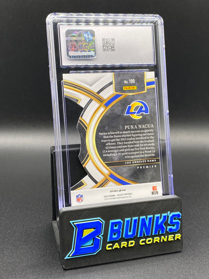 2023 Puka Nacua Silver Die-Cut Rc CGC 10