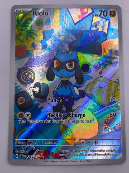 Riolu Illustration Rare Scarlet & Violet LP