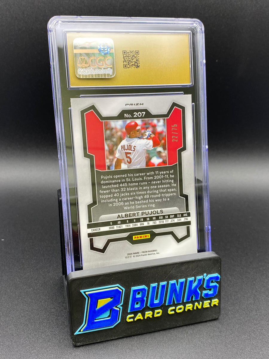 2024 Albert Pujols Blue Pulsar 22/75 CGC PRISTINE 10