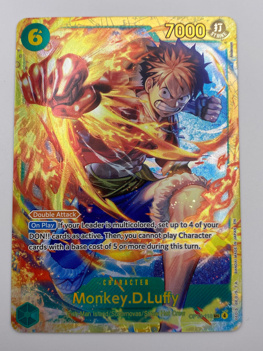 Monkey D. Luffy OP13-118 Sec NM